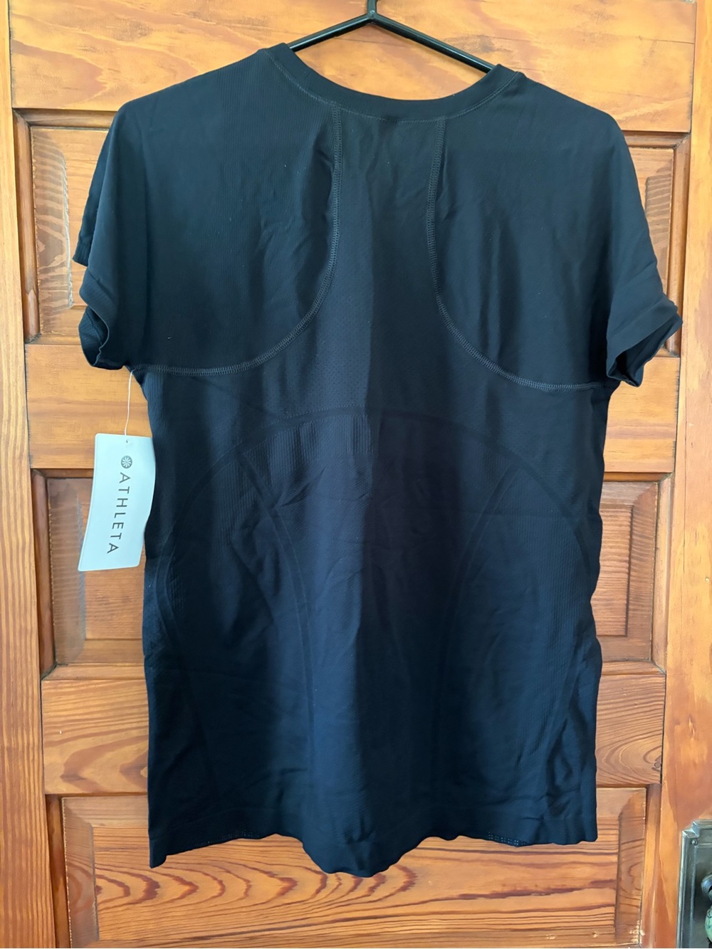 Athleta Women's Black Short Sleeve Active Tee size women’s XL NWOT - Picture 7 of 8